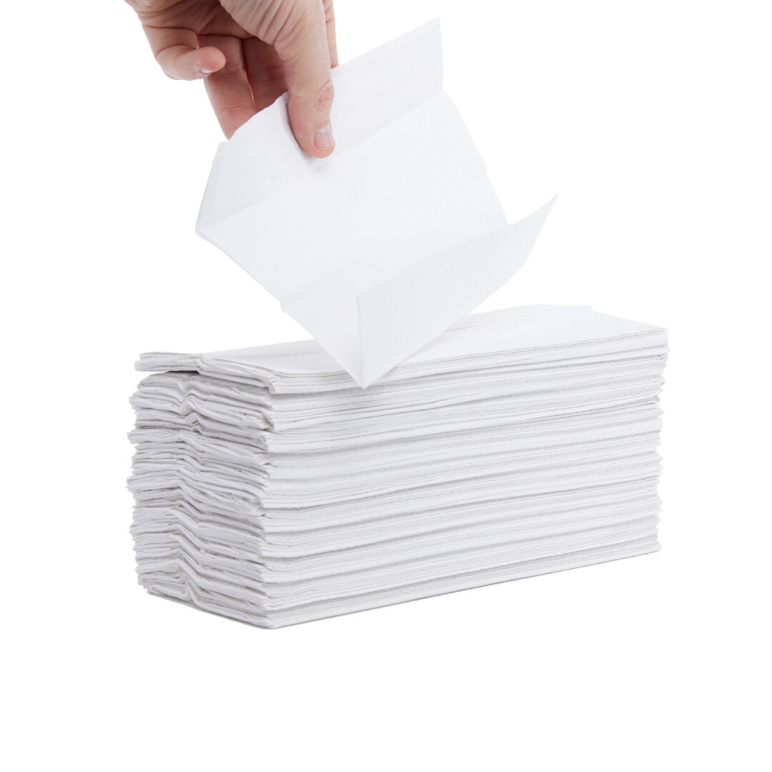 C Fold Hand Towels 2-Ply 2430 sheets per case - White - primary
