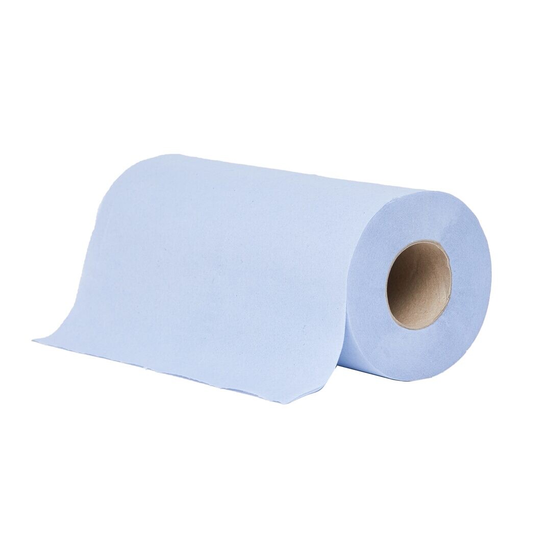 Hygiene Roll 2-Ply 10" - Blue (Pack of 24) - primary