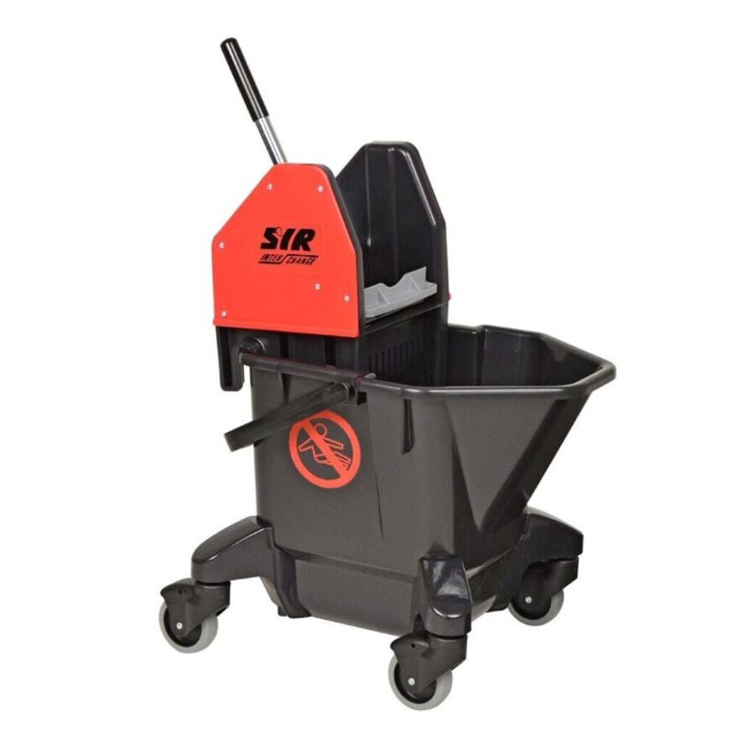SYR Ebony Combo Mop Bucket 13L - Red - primary