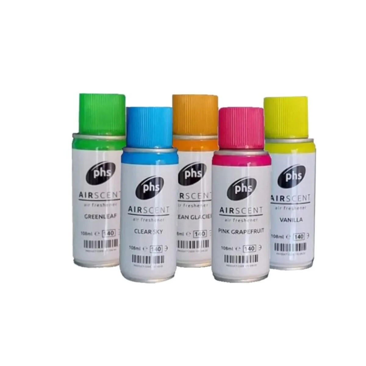 phs AIRSCENT BURST Refill 100ml - Vanilla (Pack of 24) - primary