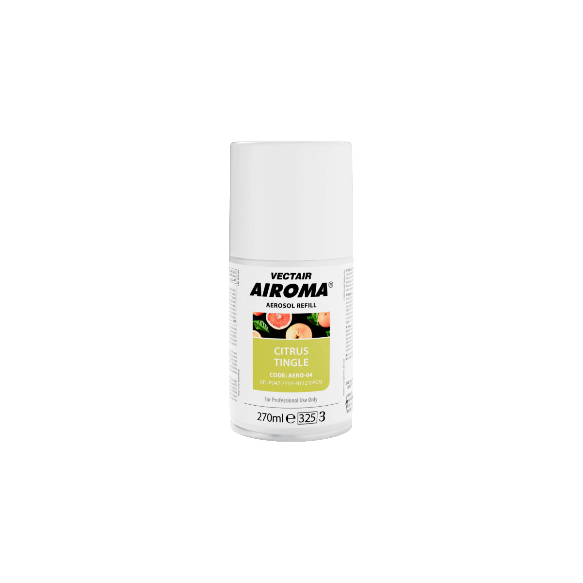 Airoma Refill Citrus Tingle 270ml (Pack of 12) - primary