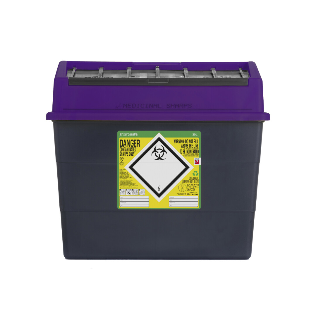 Cytotoxic and Cytostatic Clinical Waste Bin - auximage5