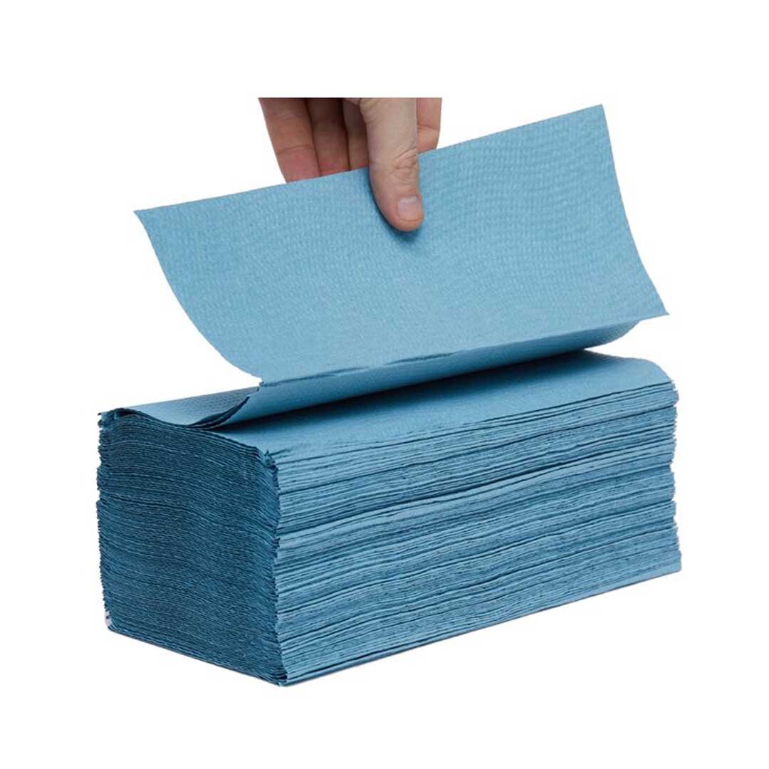 Blue Essentials Z-Fold 1-Ply (Pack of 3000) - primary
