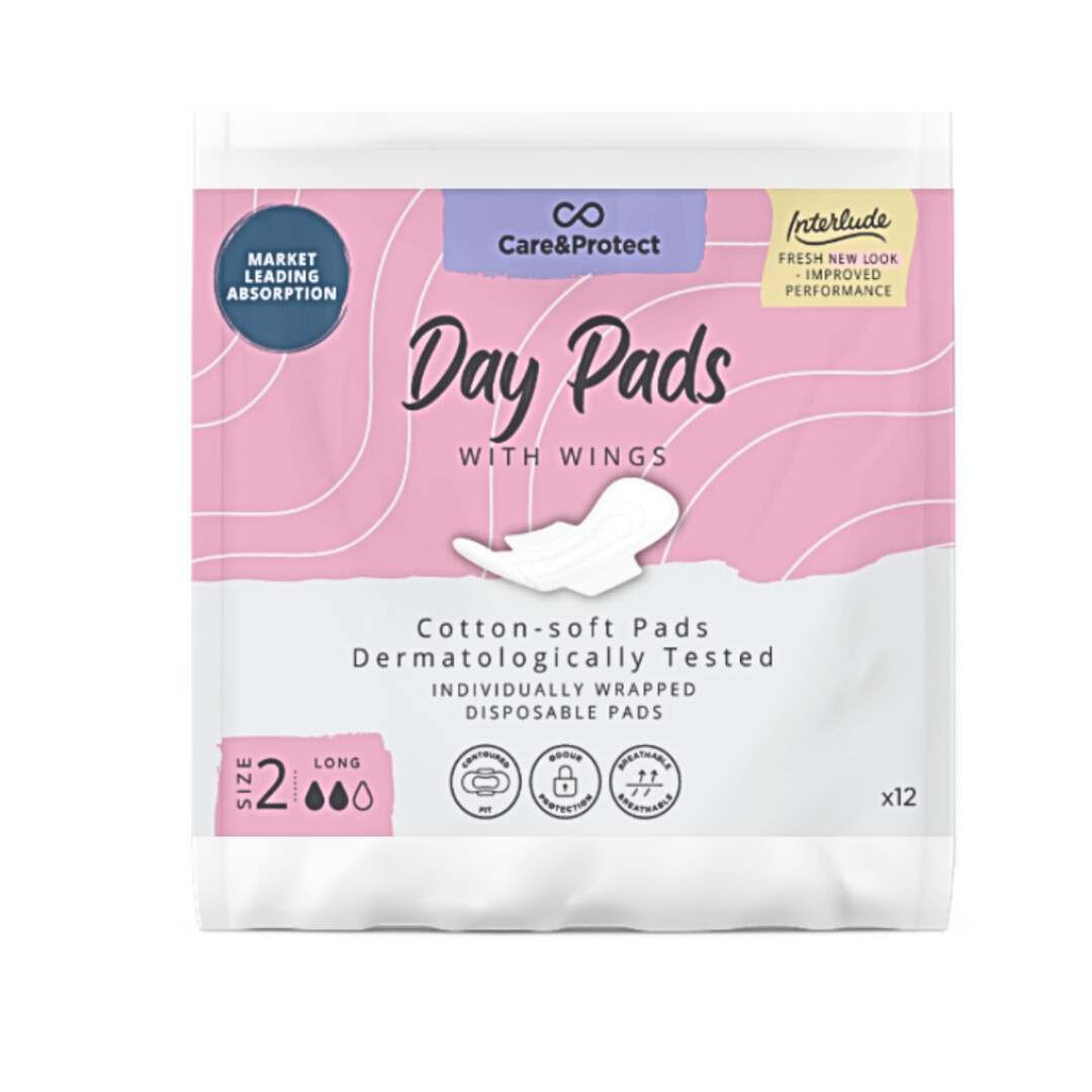 Super/Long Day Sanitary Pad (Pack of 12) - primary