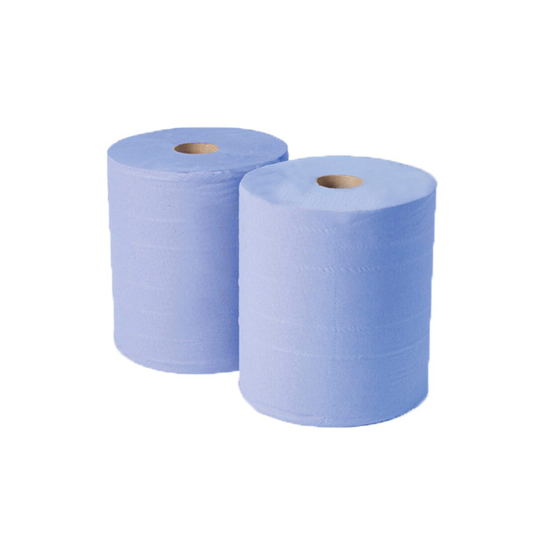 Floorstand Roll Blue 2-Ply 400m (Pack of 2) - primary
