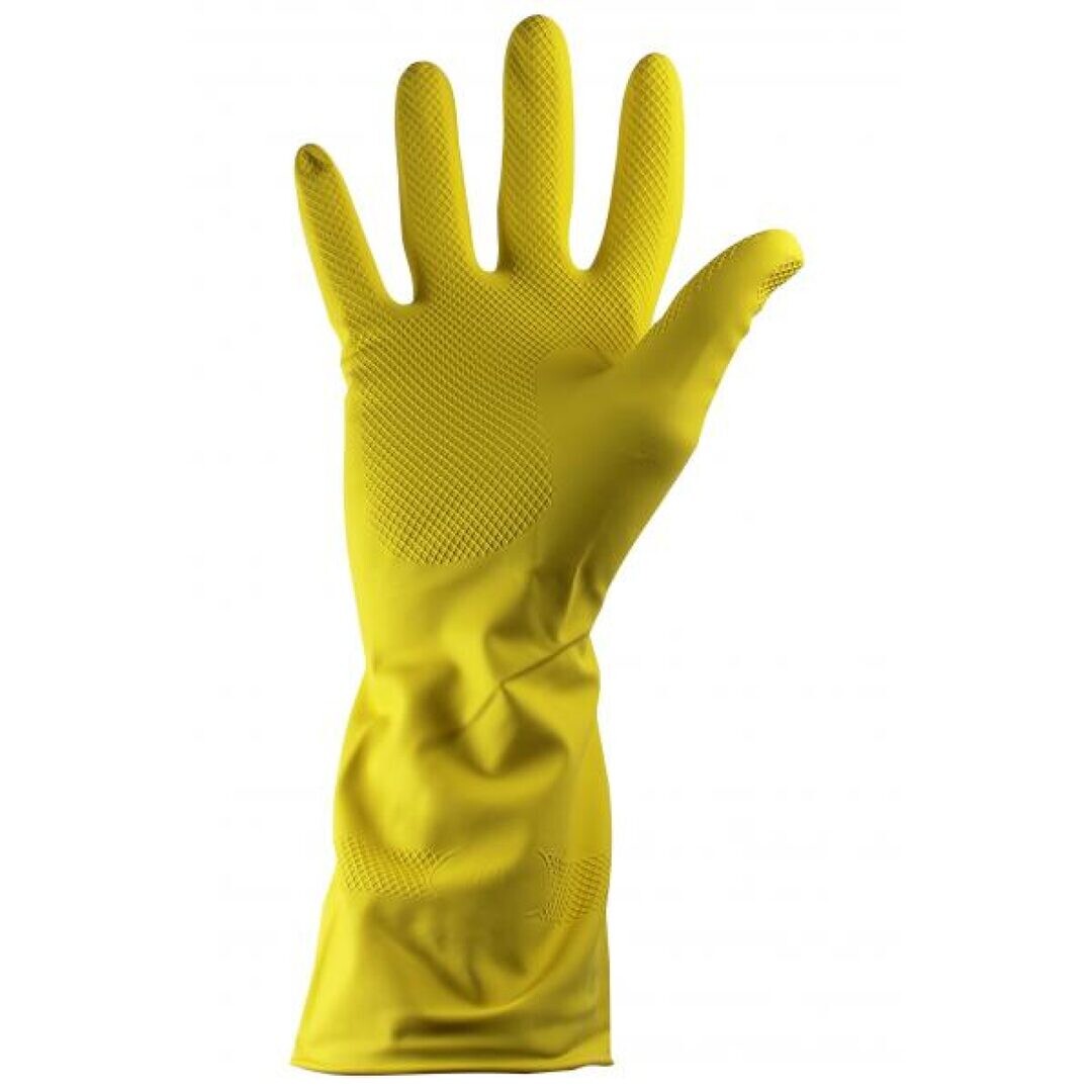 Household Rubber Gloves Yellow - L - primary