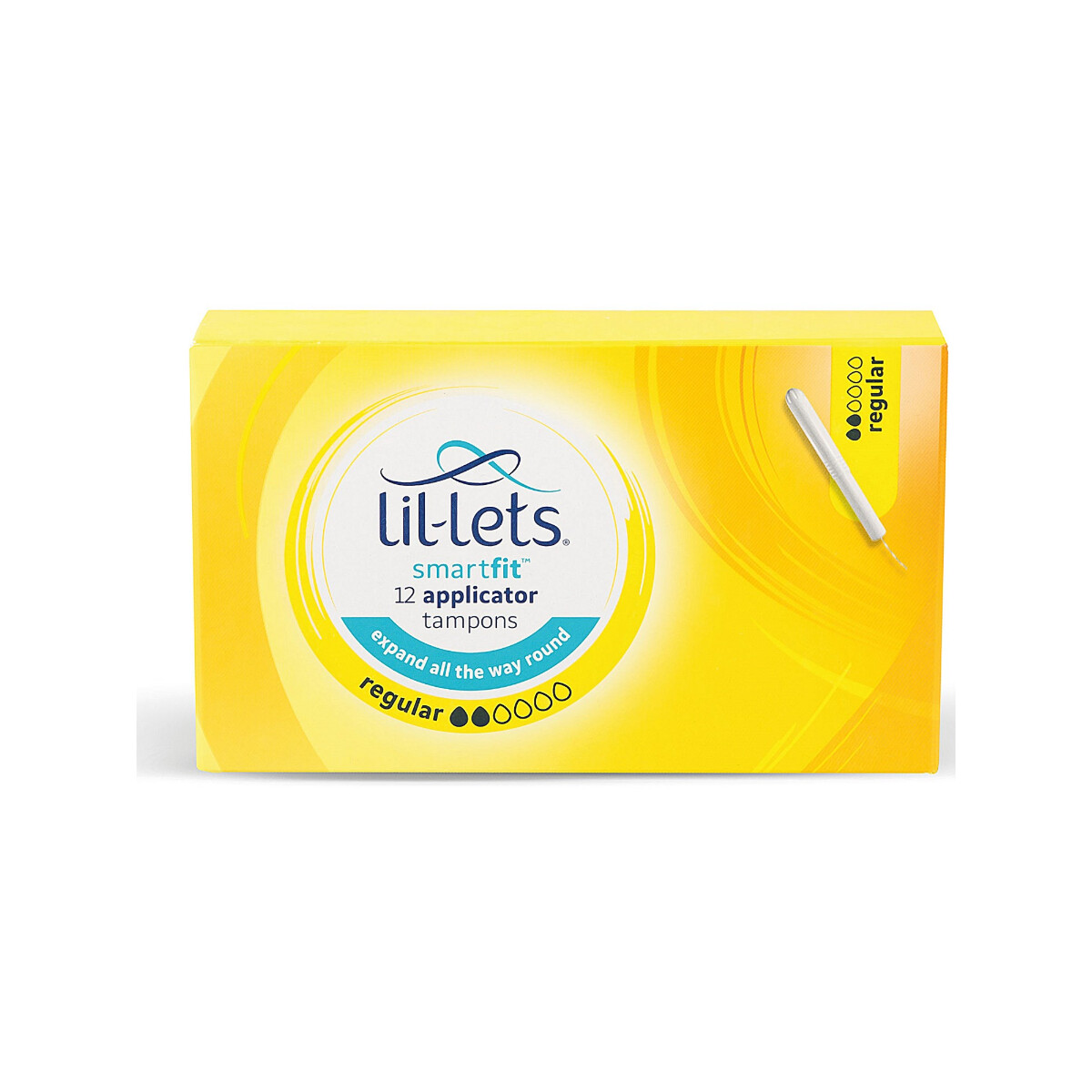 Lil-Lets Cardboard Applicator Tampon Regular (Pack of 12) - primary