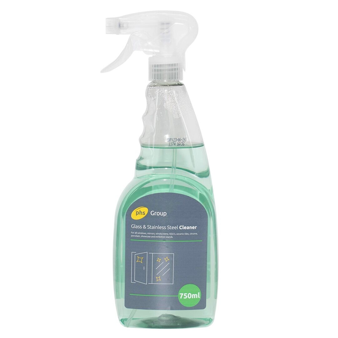 Glass and Stainless Steel Cleaner 750ml (Pack of 6) - primary