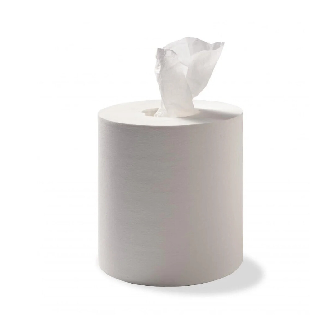 Centrefeed White Roll 2-Ply 150m (Pack of 6) - primary