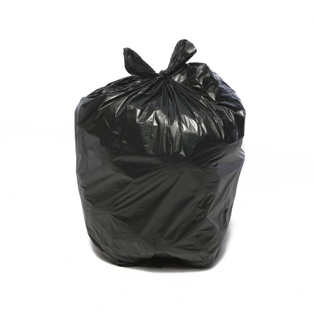 Black Refuse Sack 18x29x39" 90gauge (Pack of 200)