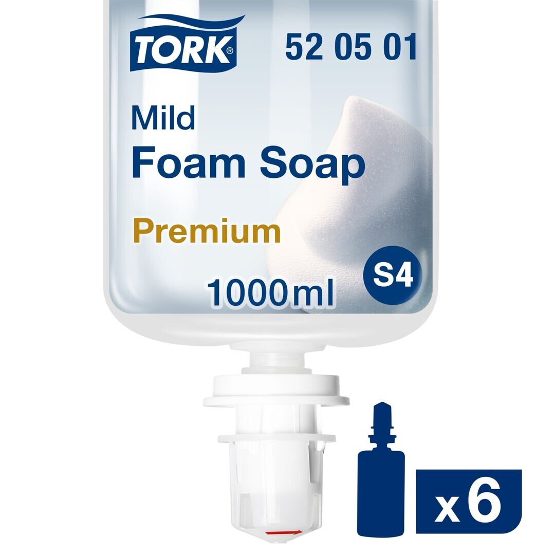 Tork Mild Foam Soap 1L (Pack of 6)
