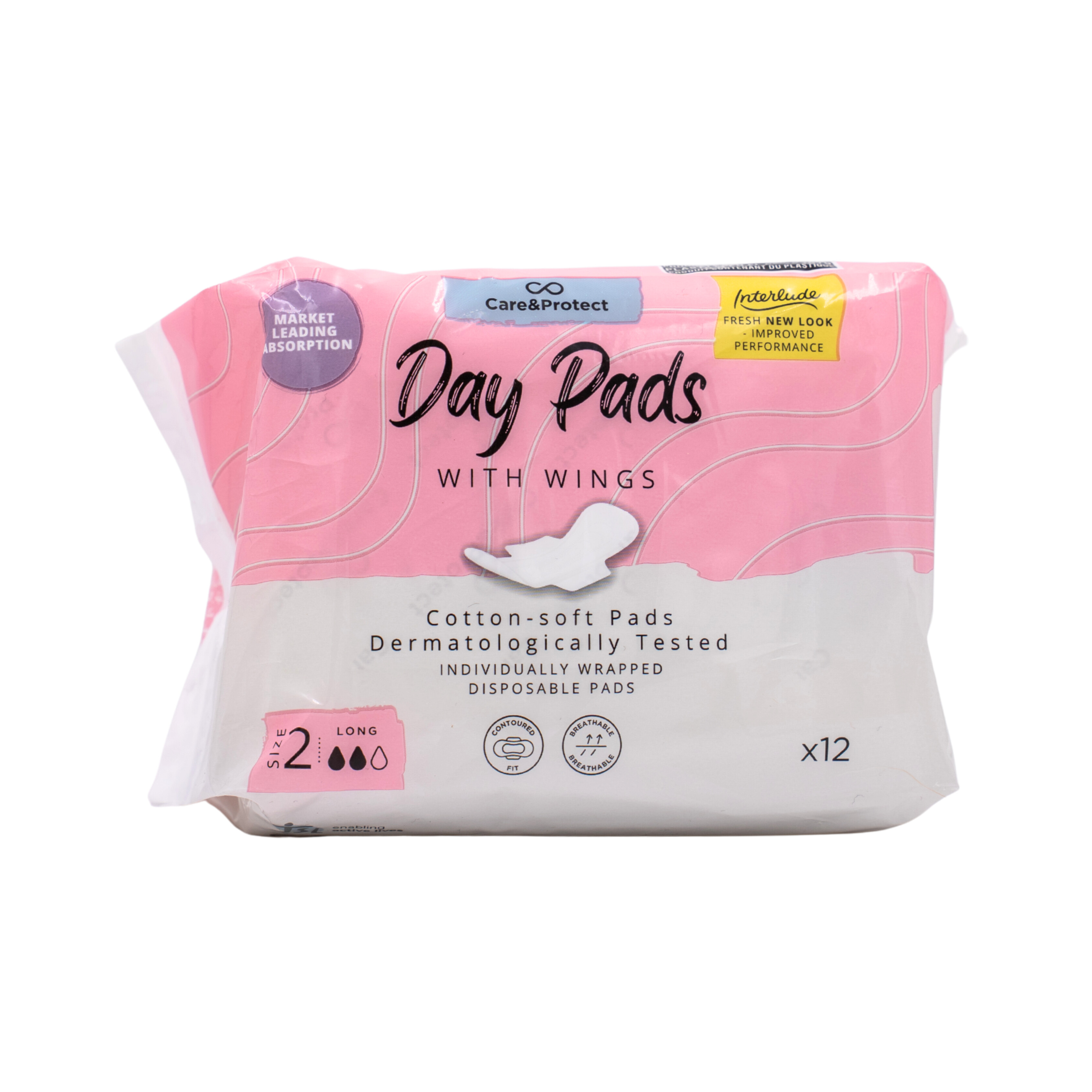 Care and Protect Super/Long Day Sanitary Pad (Pack of 12)