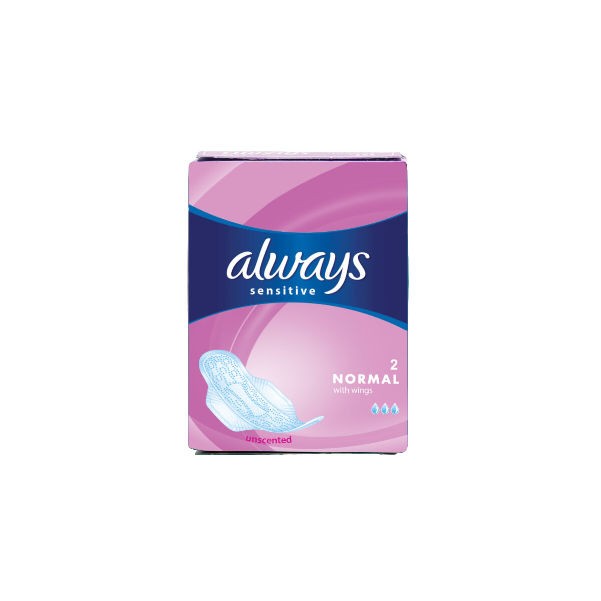 Always Sensitive Plus with Wings Sanitary Towels 2 pack (Pack of 200)