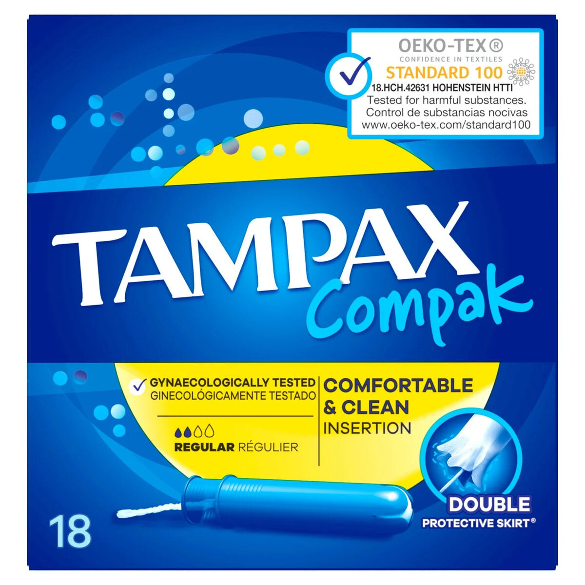 Tampax Compak Regular (Pack of 18)