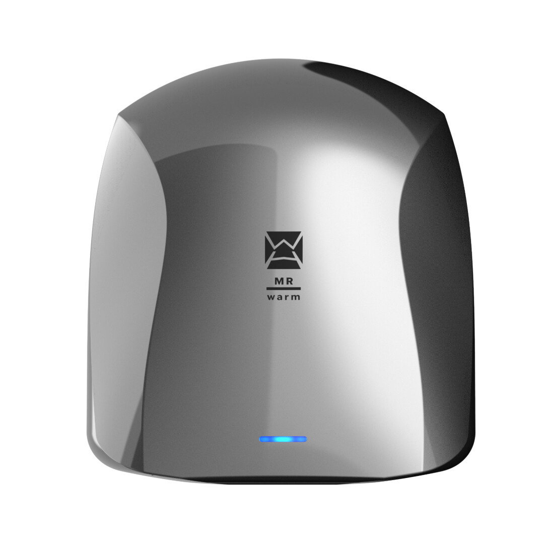 Warner Howard MR Warm 1100W Hand Dryer - Nickel