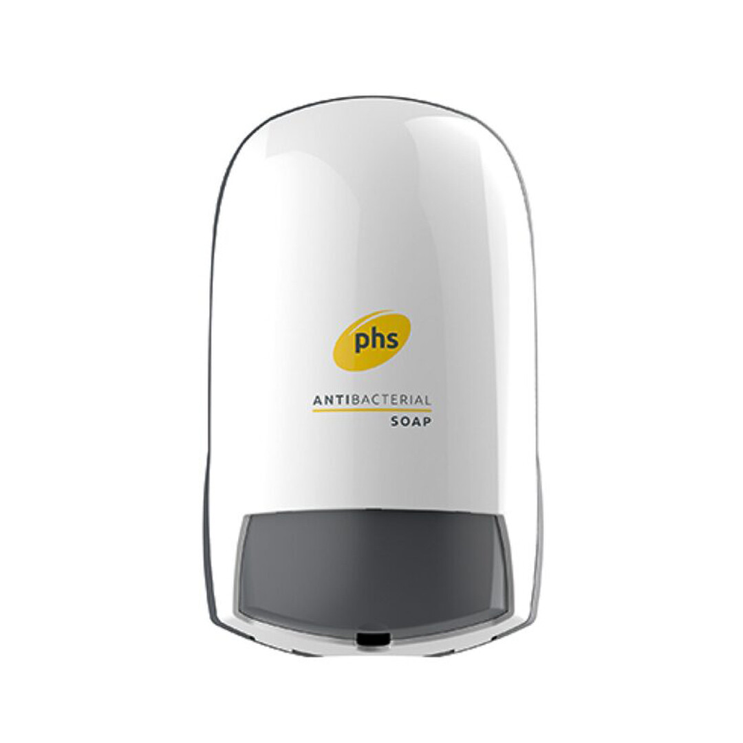 phs 1L Liquid Push Soap Dispenser - White
