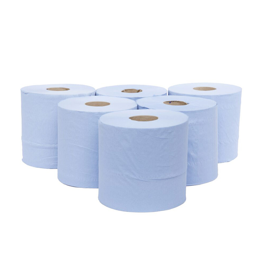 Centrefeed Blue Roll 2-Ply 150m (Pack of 6)