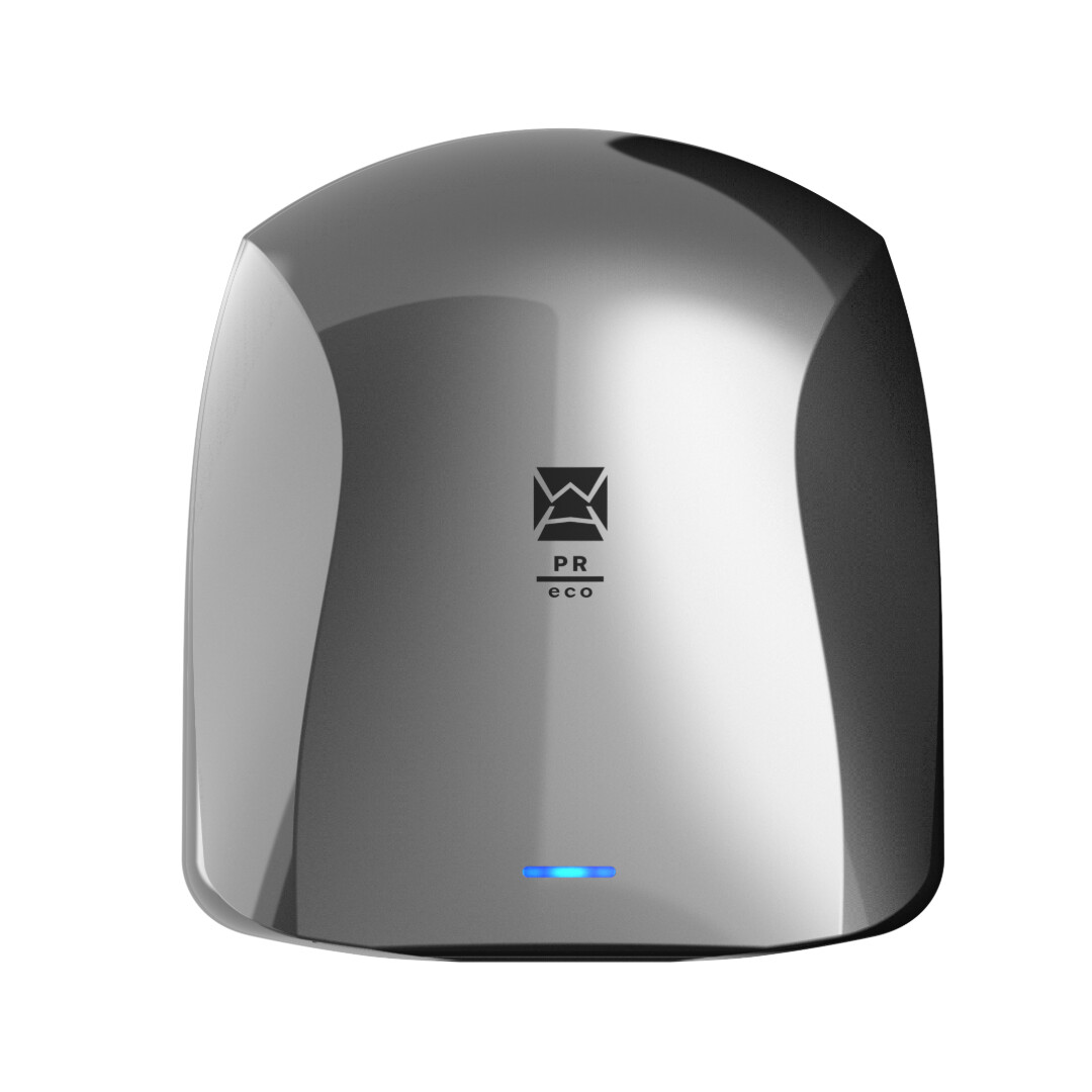 Warner Howard PR Eco 1100W Hand Dryer - Nickel