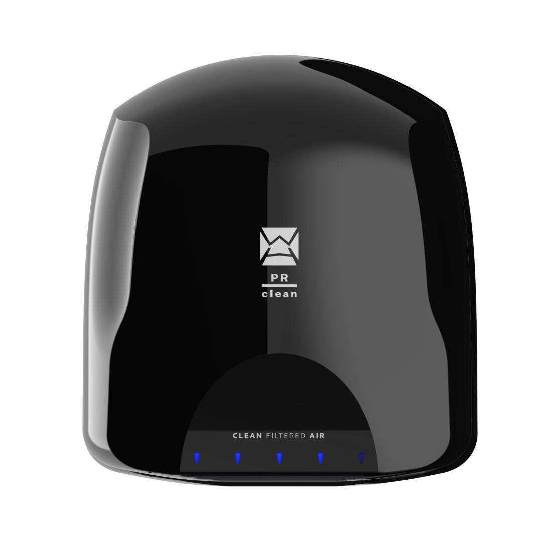 Warner Howard PR Clean® 1100W Hand Dryer - Black