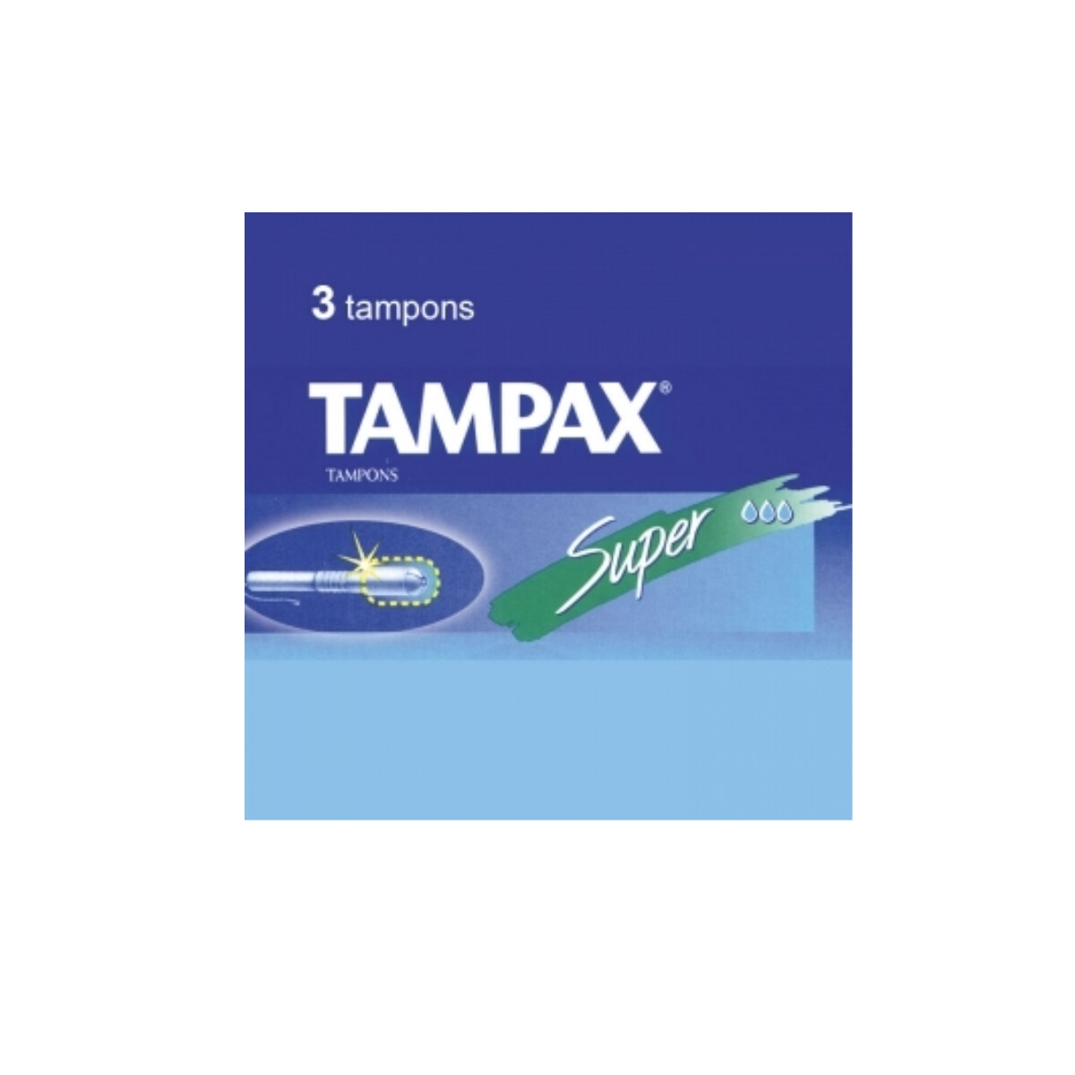 Tampax Super Tampons with applicator 3 pack 288 packs