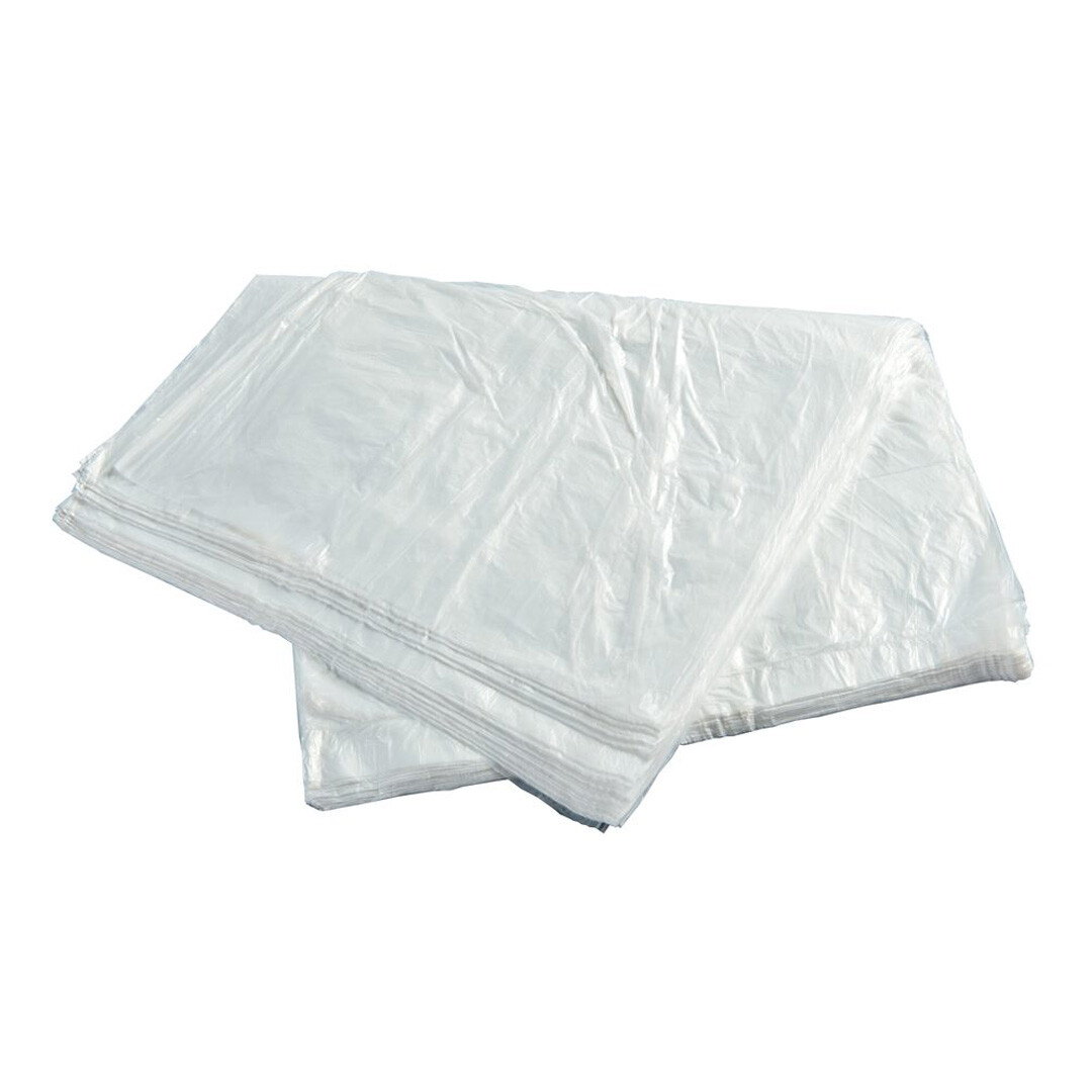White Square Bin Liner 6mu 15x24x24" (Pack of 1000)