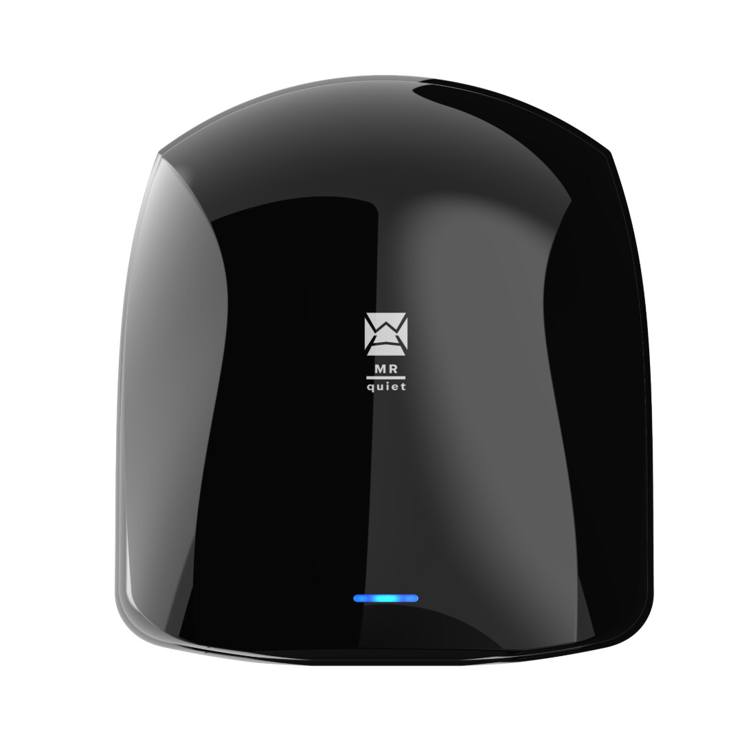 Warner Howard MR Quiet® 800W Hand Dryer - Black