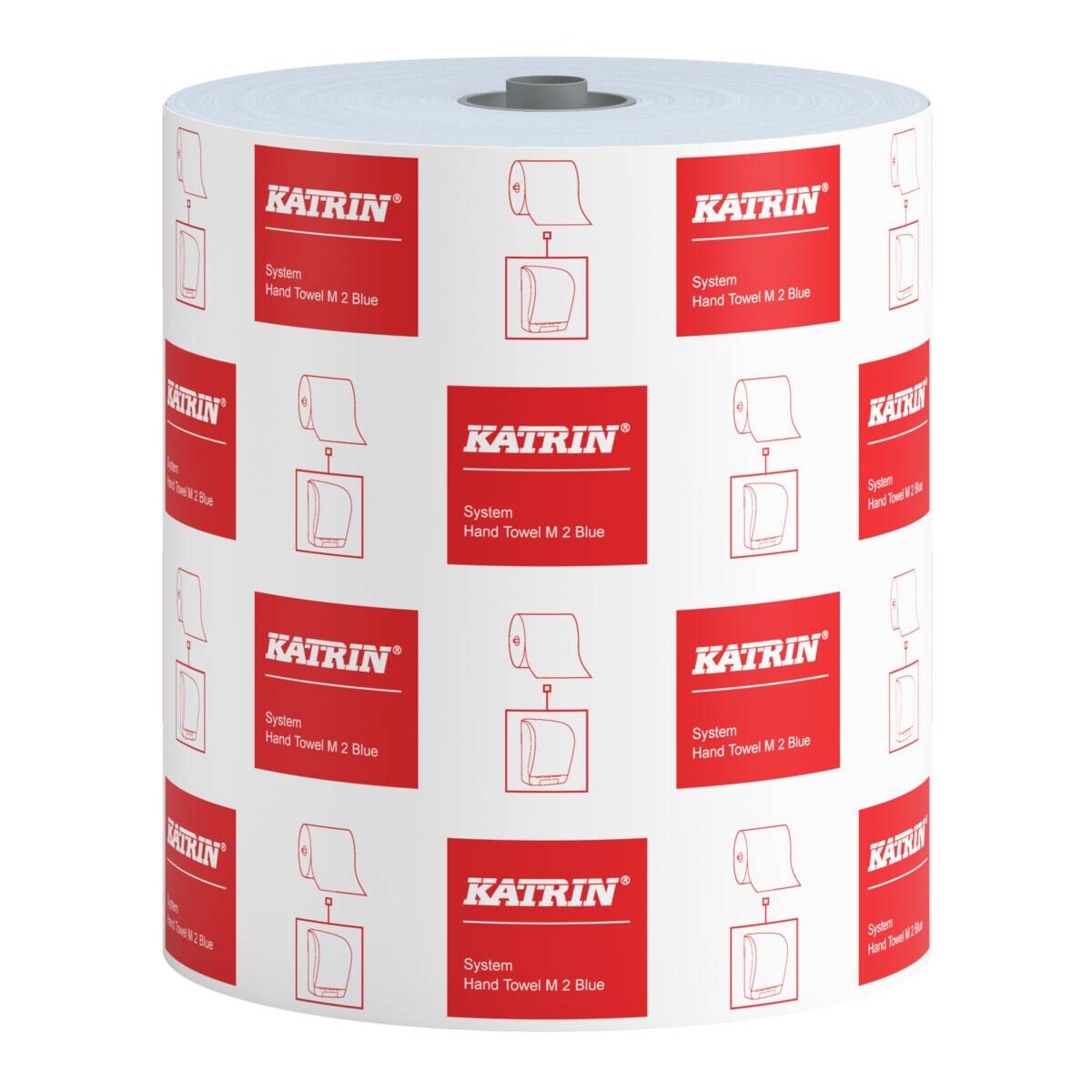 Katrin Classic System Towel M2 Blue 2-Ply Hand Towel Roll (Pack of 6)
