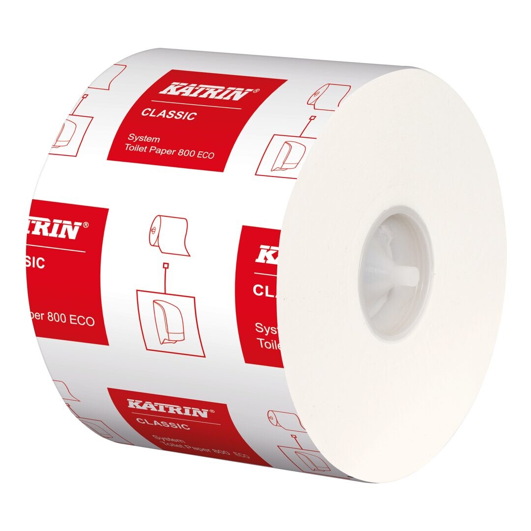 Katrin Eco Toilet Paper 92m White 2-Ply (Pack of 36)