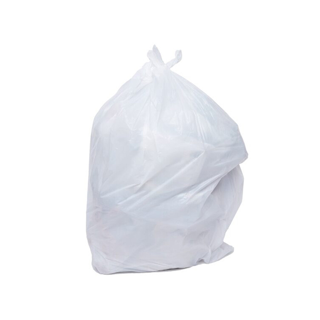 White Swing Bin Liner 10mu 13x23x30" (Pack of 20)