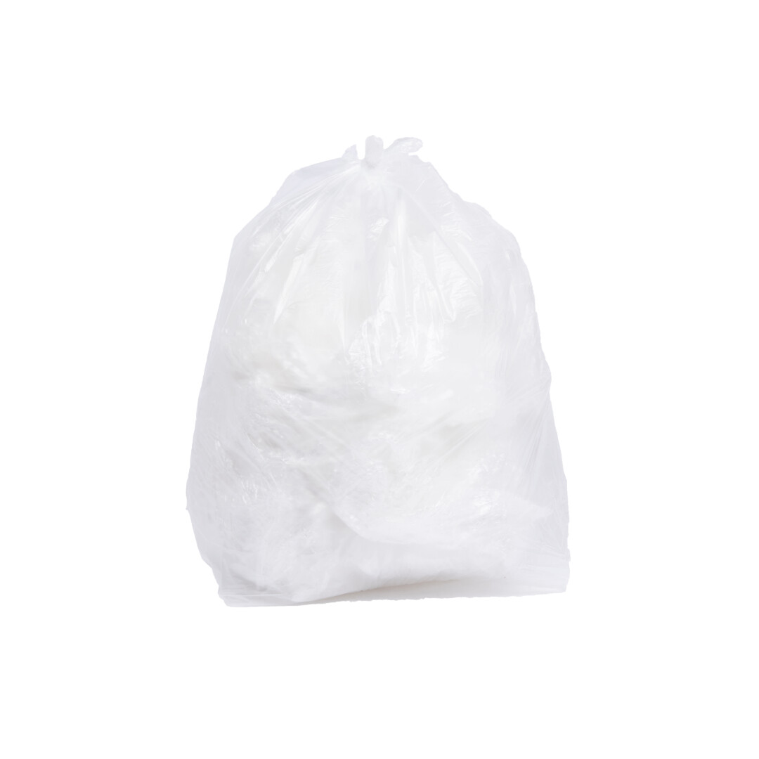 Clear Wheelie Bin Bags 30x45x54" (Pack of 100)