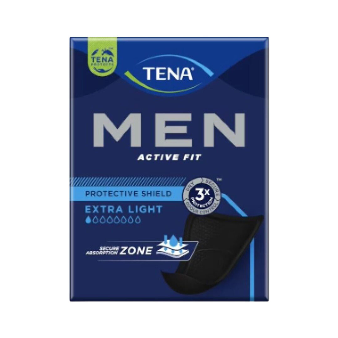 Tena Male Incontinence Shields - Extra Light (Pack of 24)