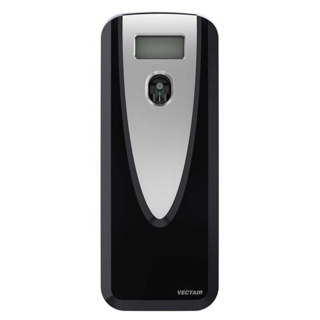Airoma Black and Chrome MVP Air Freshener Dispenser