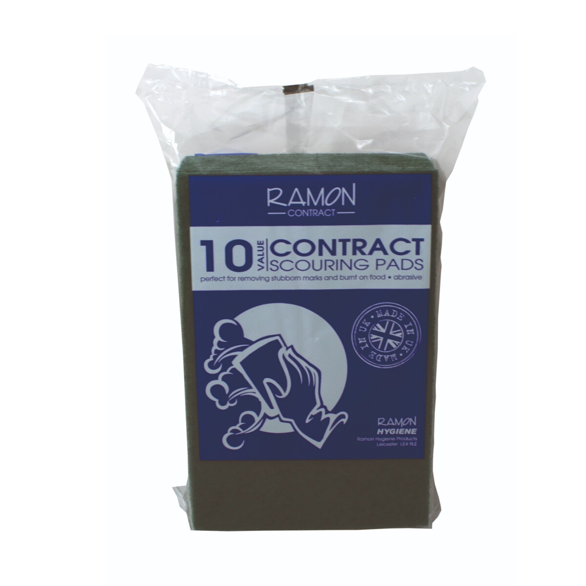 Utility Green Scourers (Pack of 10)
