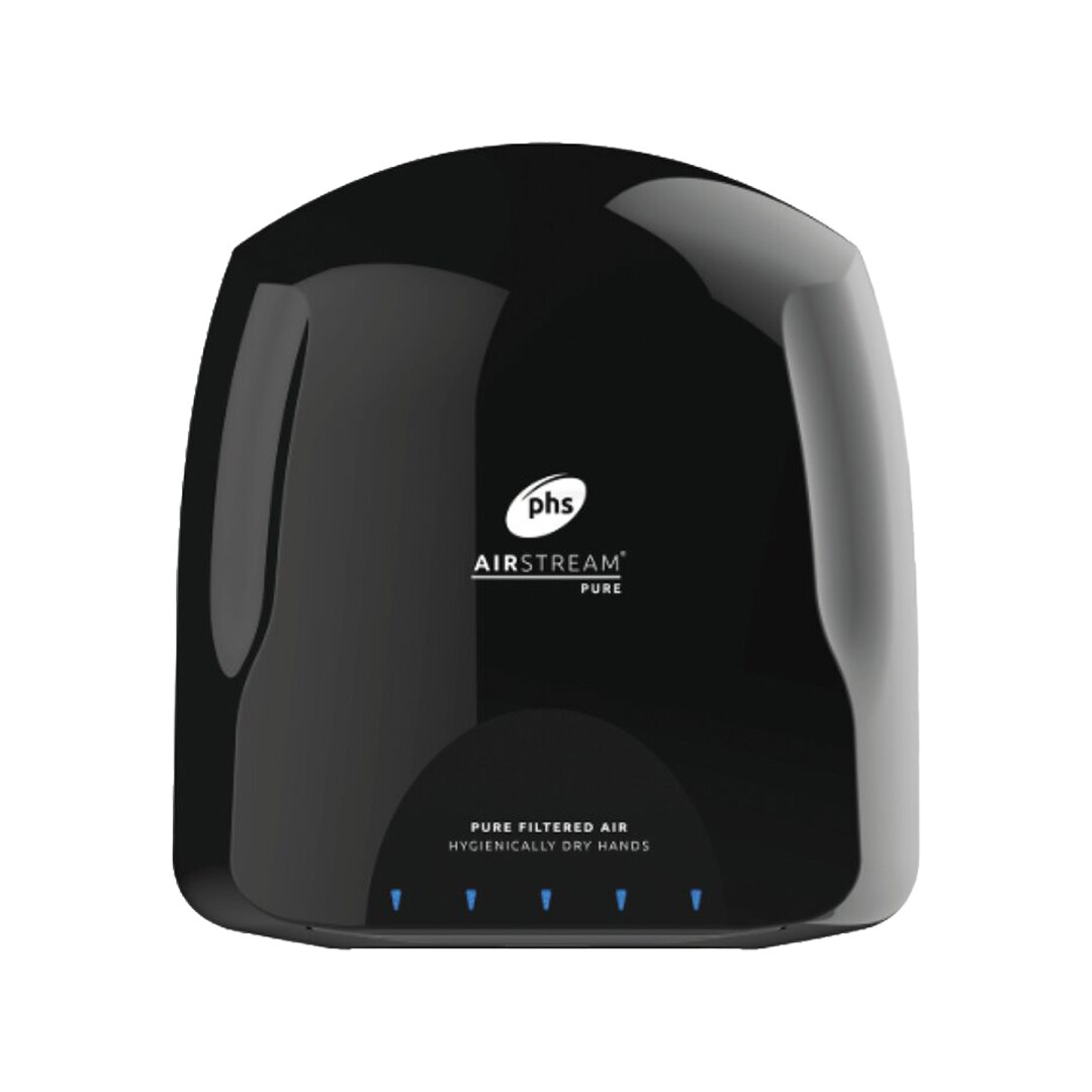 phs AIRSTREAM PURE Hand Dryer - Black