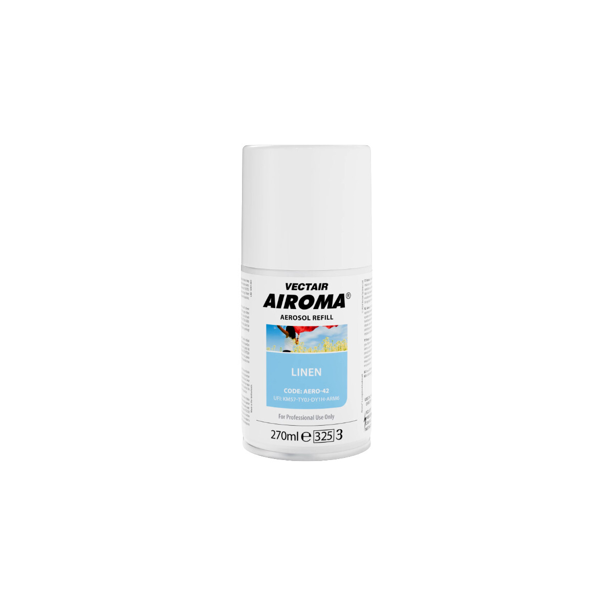 Airoma Linen Air Freshener Aerosol Refill 270ml (Pack of 12)