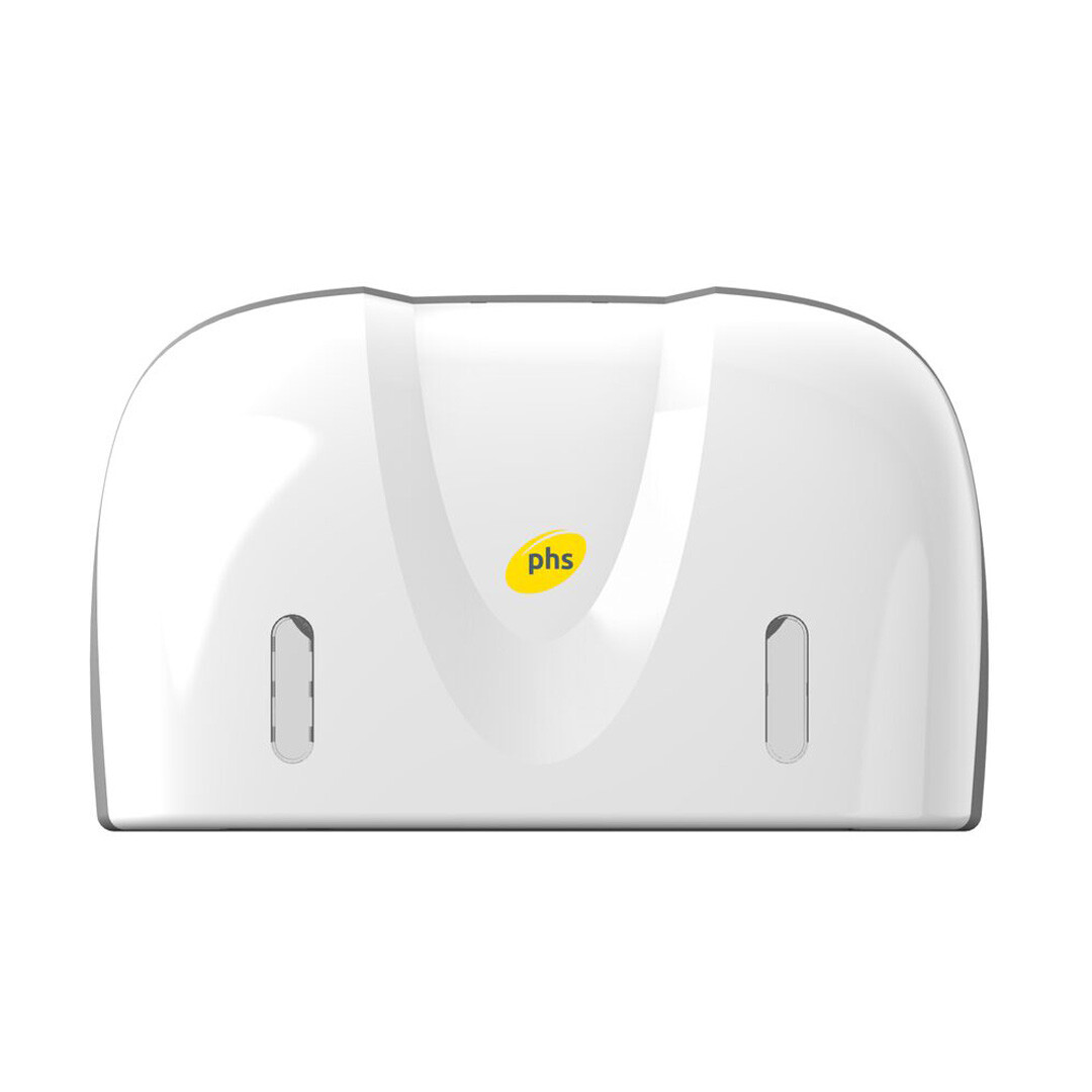 phs Micro Mini Toilet Paper Dispenser - White