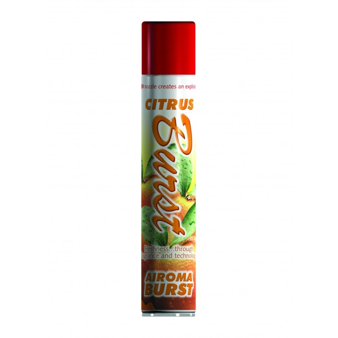 Airoma Burst Citrus 750ml Air Freshener Aerosol
