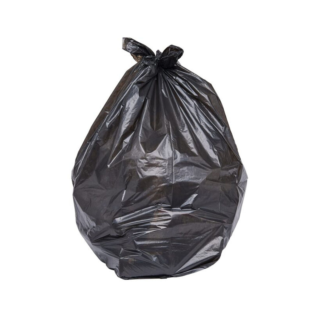 Black Refuse Sack 18x29x39" 70gauge (Pack of 200)