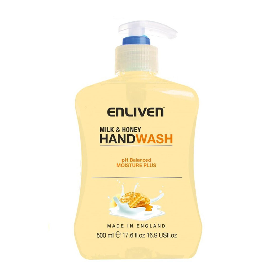 Enliven Antibacterial Milk & Honey Hand Wash 500ml