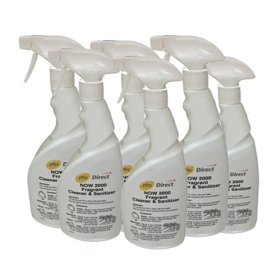 Now 2000 Cleaner and Sanitiser 750ml (Pack of 6)