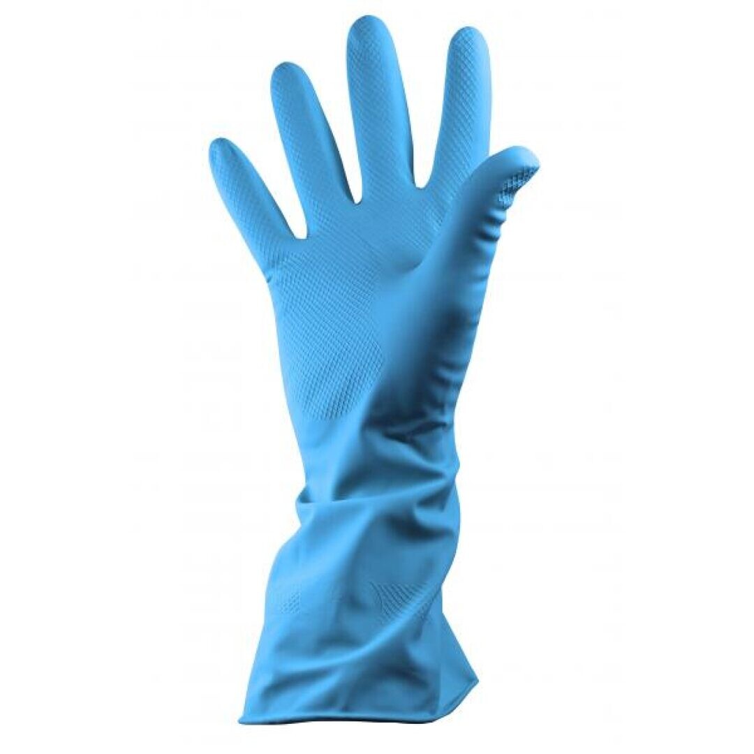 Household Rubber Gloves - Blue