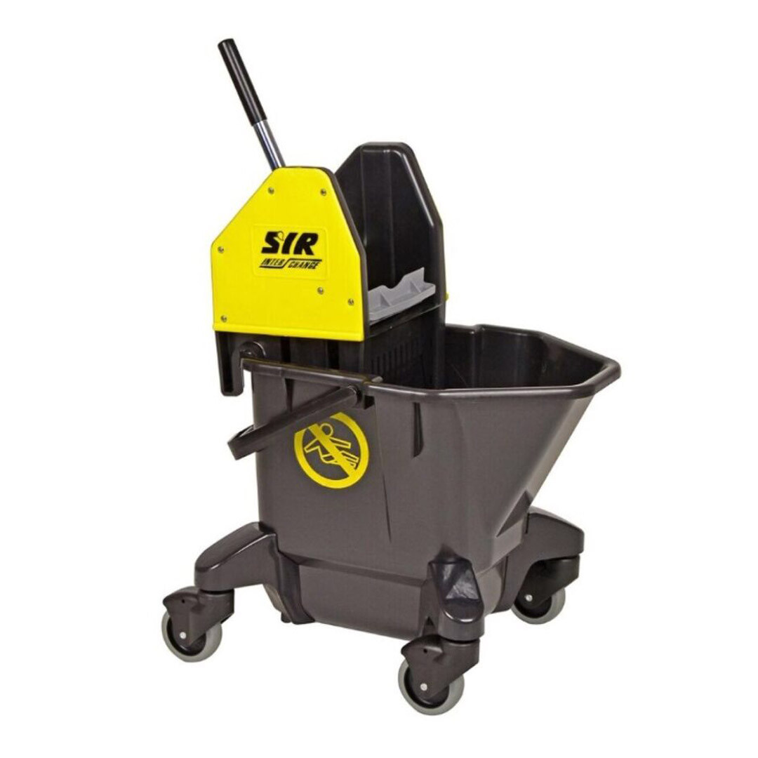 SYR Ebony Combo Mop Bucket 13L - Yellow