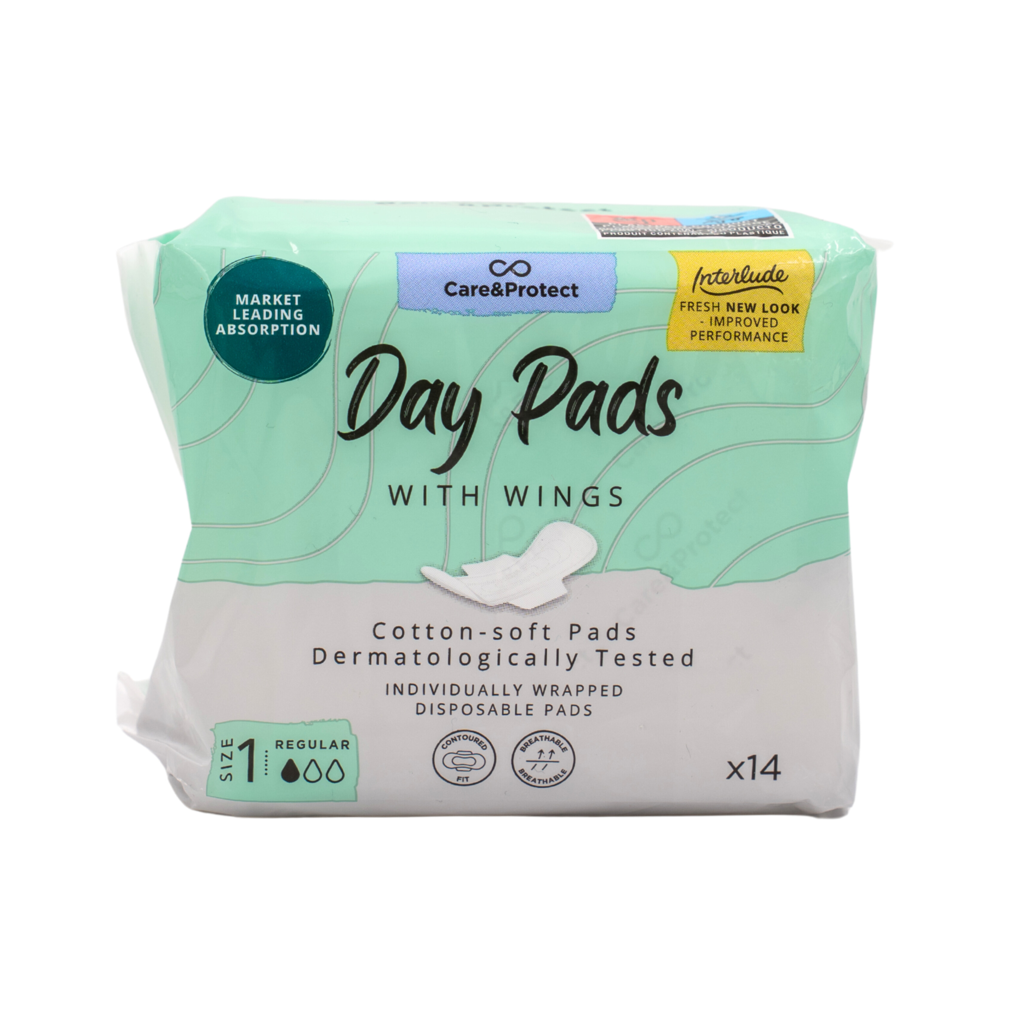 Care and Protect Regular Day Sanitary Pad (Pack of 14)