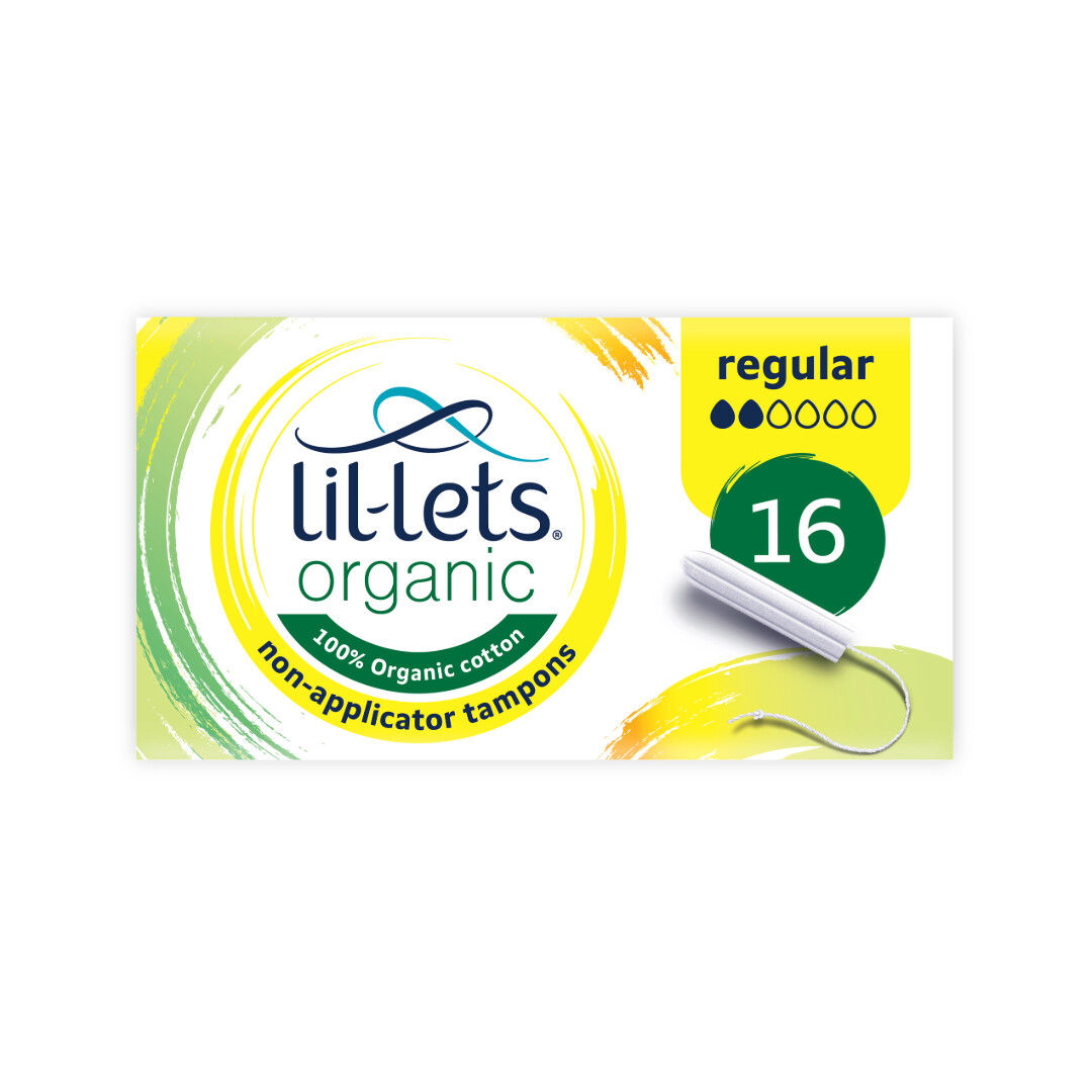 Lil-Lets Organic Non Applicator Regular 16 per pack