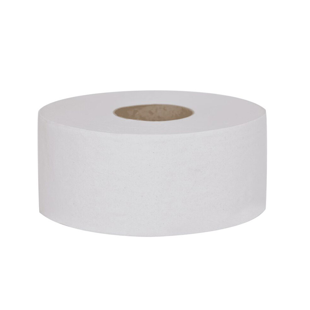 Maxi Jumbo Toilet Paper 2-Ply 60mm Core 400m (Pack of 6)