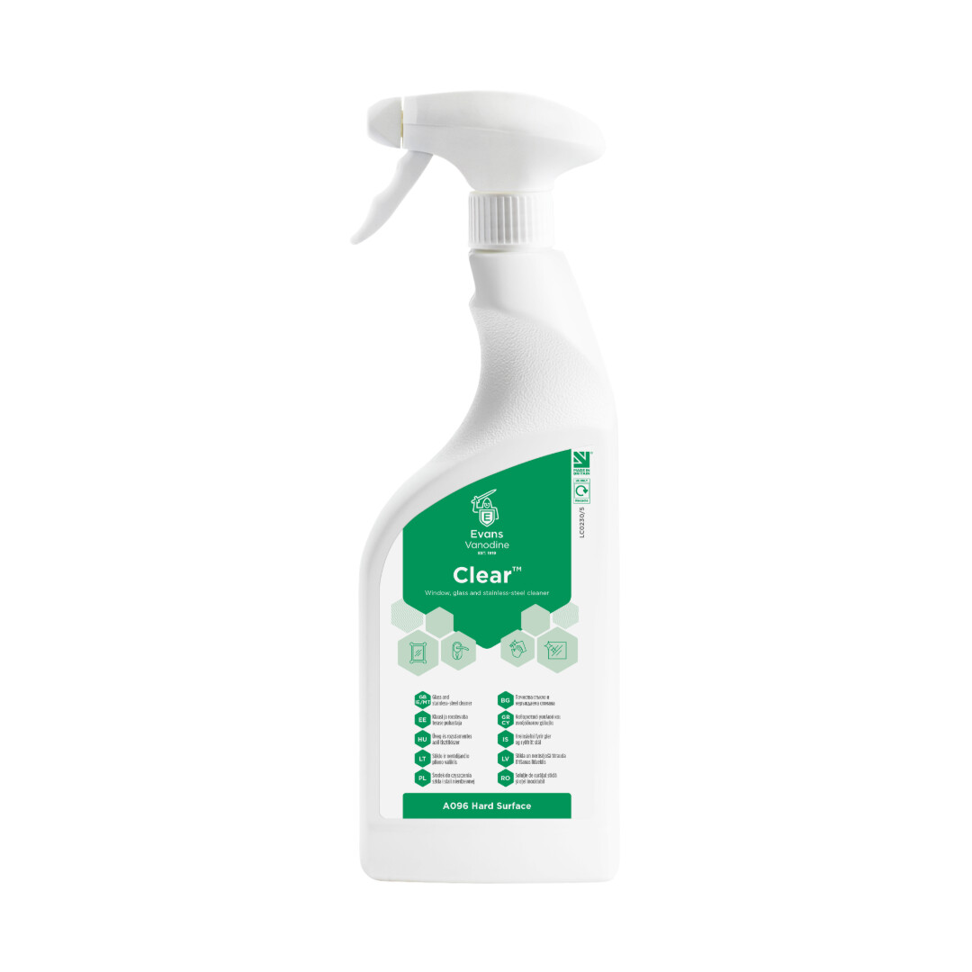 Evans Clear Glass Cleaner 750ml