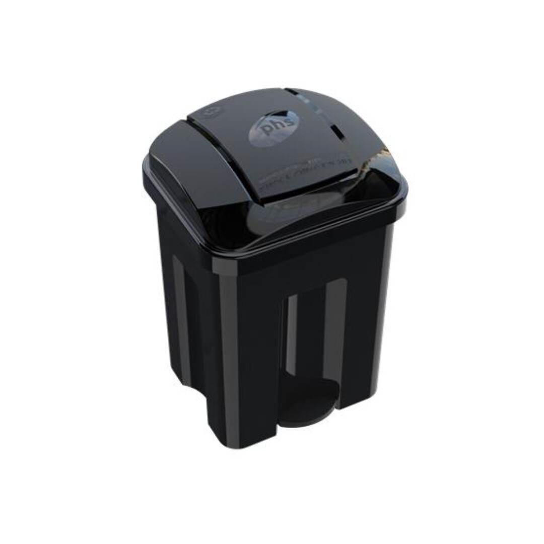 phs ReVive BLACK ONYX MAXI DISCREET 38L Nappy Disposal Bin